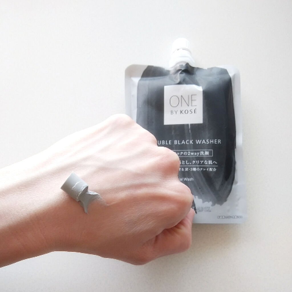 ダブル ブラック ウォッシャー/ONE BY KOSE/その他洗顔料を使ったクチコミ（3枚目）