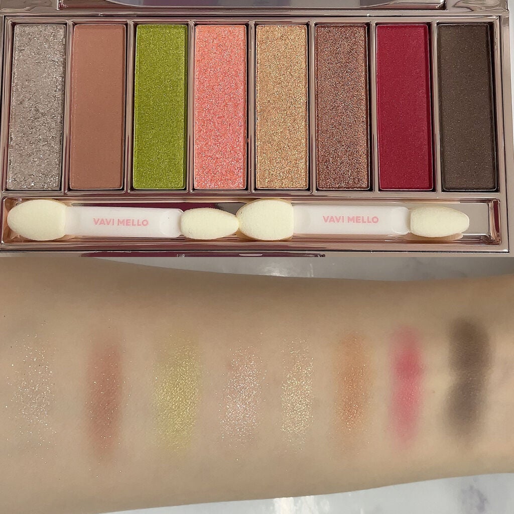 エンチャントアイズパレット/VAVI MELLO/アイシャドウパレットを使ったクチコミ(3枚目)
