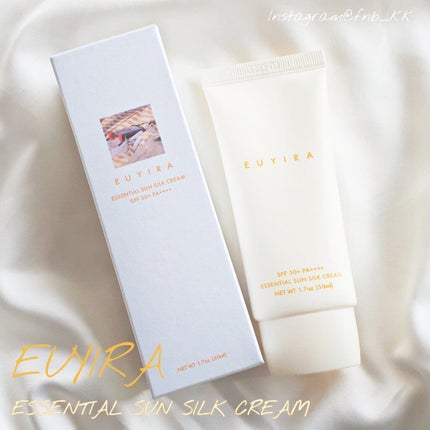 エッセンシャルサンシルククリーム/EUYIRA/日焼け止めクリームを使ったクチコミ(1枚目)