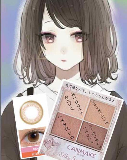 シルキースフレアイズ/キャンメイク/アイシャドウパレットを使ったクチコミ(1枚目)