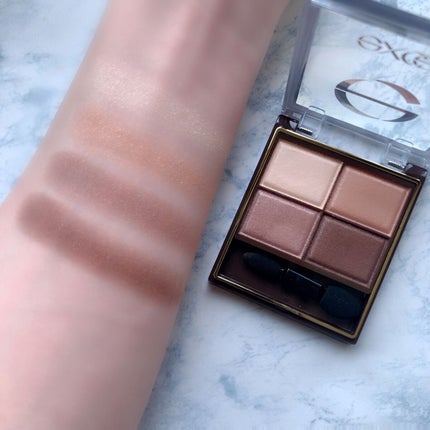 スキニーリッチシャドウ/excel/アイシャドウパレットを使ったクチコミ(4枚目)