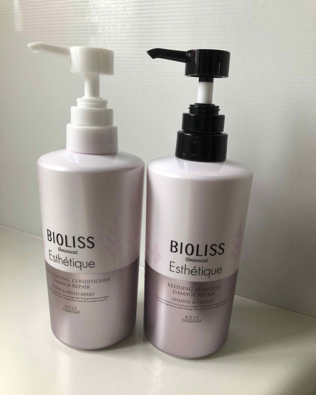 ボタニカル エステティーク リファイニング シャンプー／グロスコーティング コンディショナー(スムース)/SSビオリス/市販シャンプーを使ったクチコミ（1枚目）