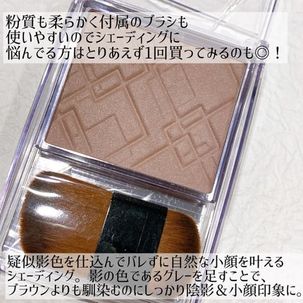 ナチュラルマットシェーディング/CEZANNE/シェーディングを使ったクチコミ(2枚目)