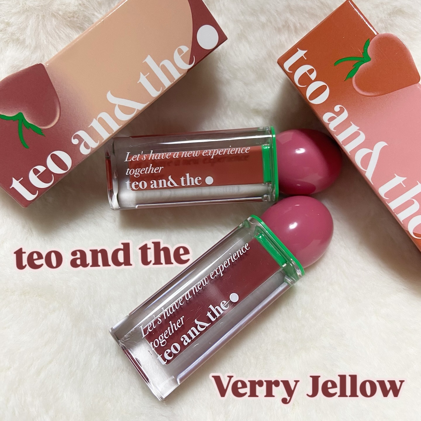 teo and the Verry Jellow/タオアンダー/リップグロスを使ったクチコミ（1枚目）