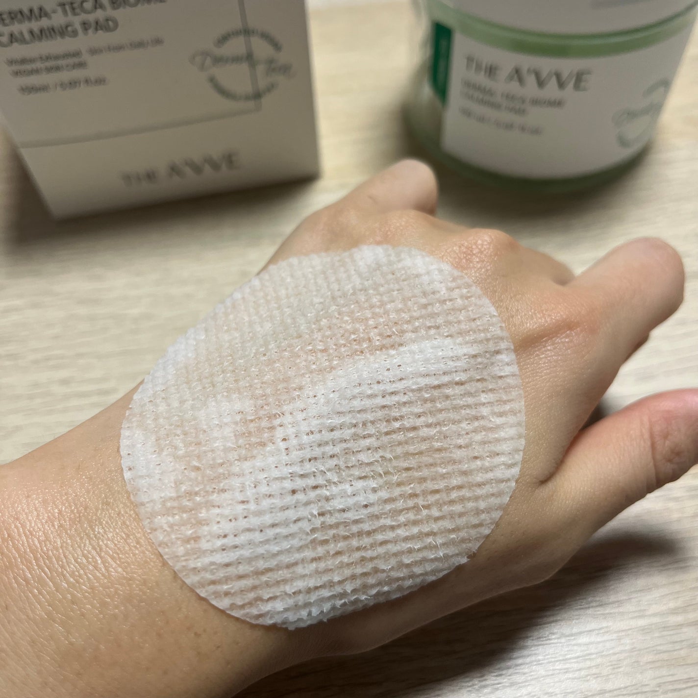 ダーマテカバイオームカーミングパッド/THE A'VVE/トナーパッドを使ったクチコミ(2枚目)