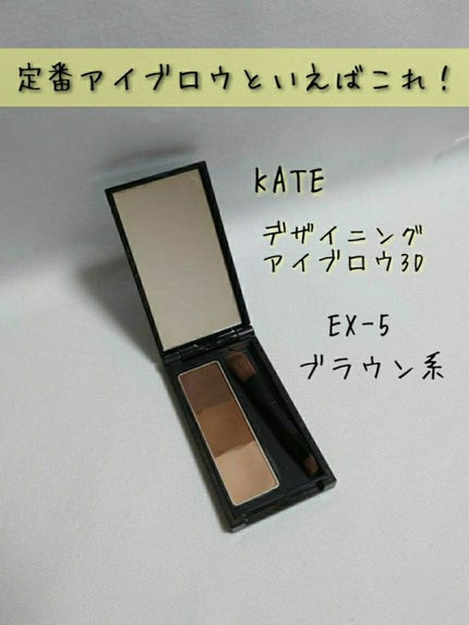 ケイト デザイニングアイブロウ3D/KATE/パウダーアイブロウを使ったクチコミ(1枚目)