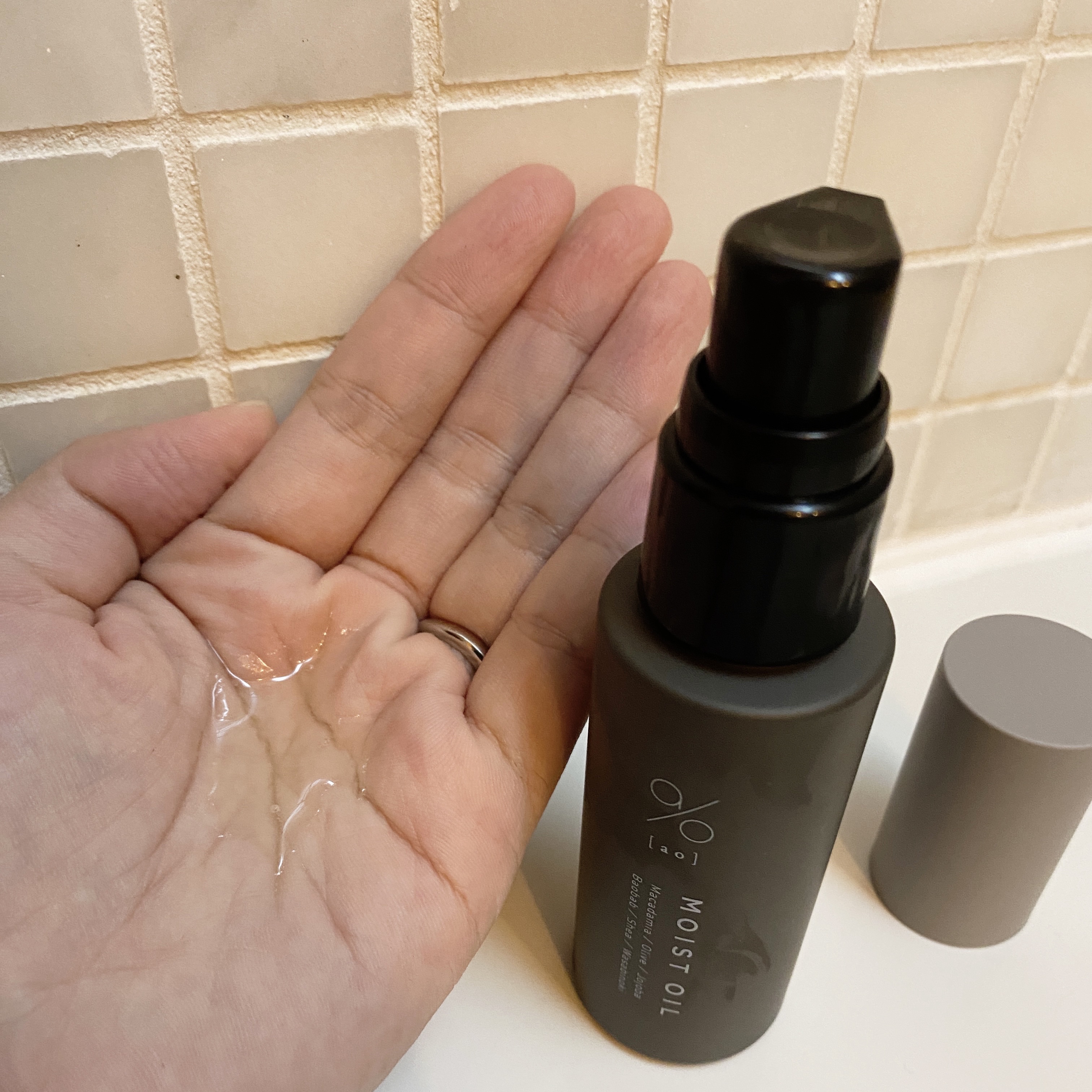 碧　モイストオイル〈金木犀〉/碧(ao)/アウトバストリートメントを使ったクチコミ（2枚目）