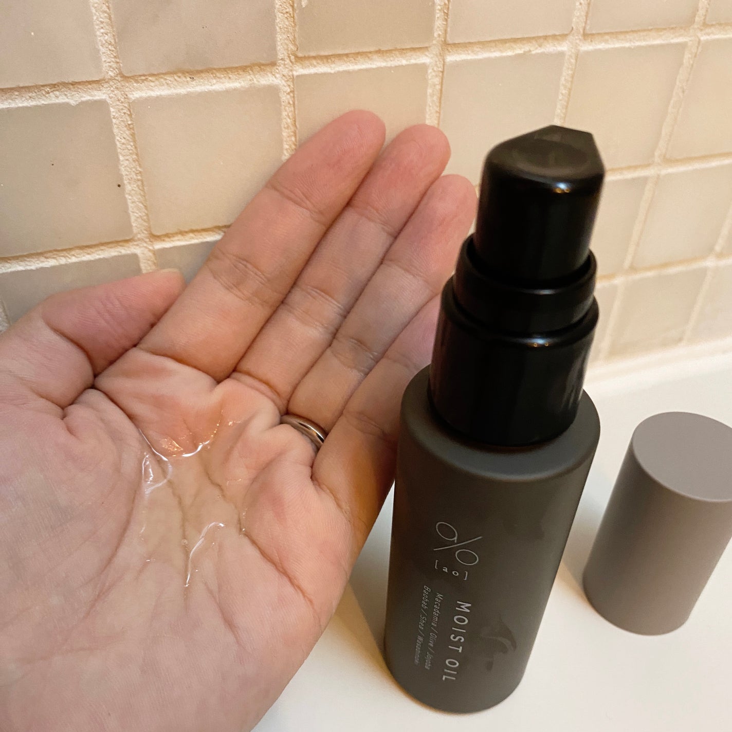 碧 モイストオイル〈金木犀〉/碧(ao)/アウトバストリートメントを使ったクチコミ(2枚目)