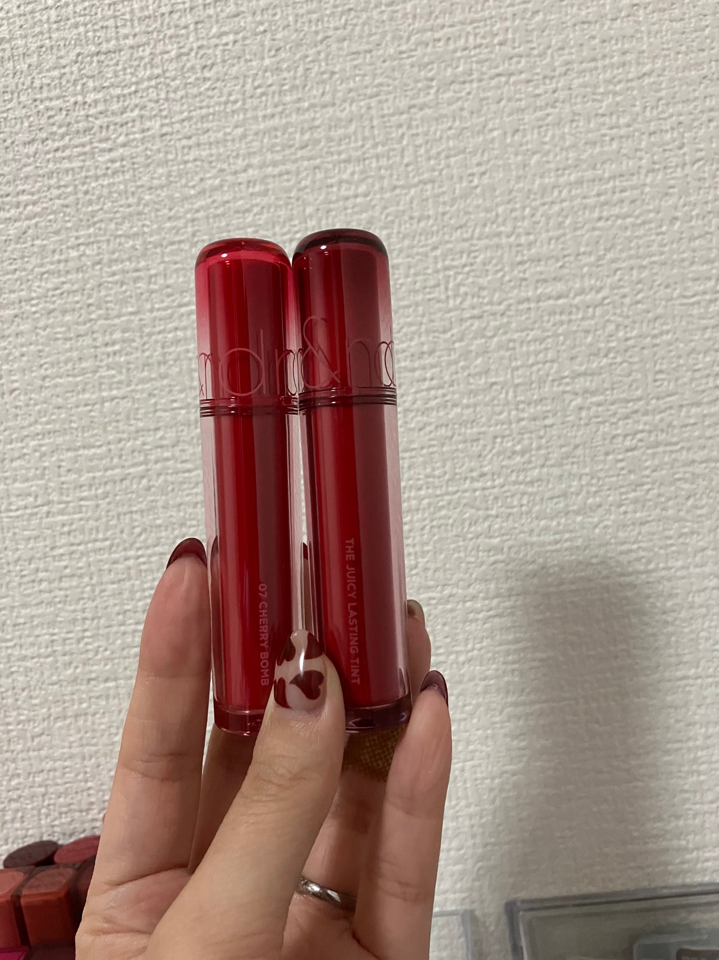 ザ ジューシーラスティングティント/rom&nd/リップティントを使ったクチコミ(1枚目)