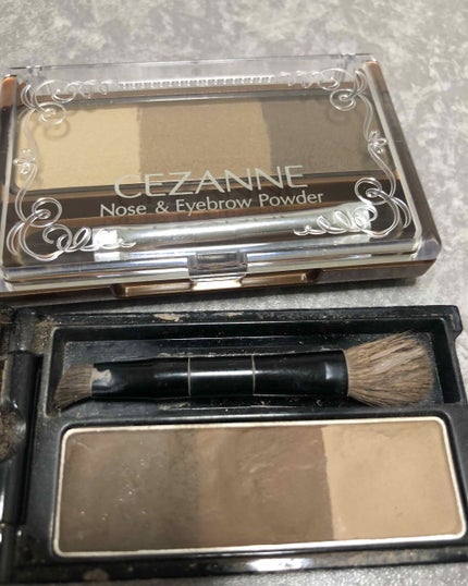 ノーズ&アイブロウパウダー/CEZANNE/パウダーアイブロウを使ったクチコミ(1枚目)