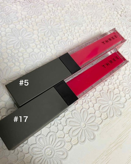 シマリング リップジャム/THREE/リップグロスを使ったクチコミ(4枚目)