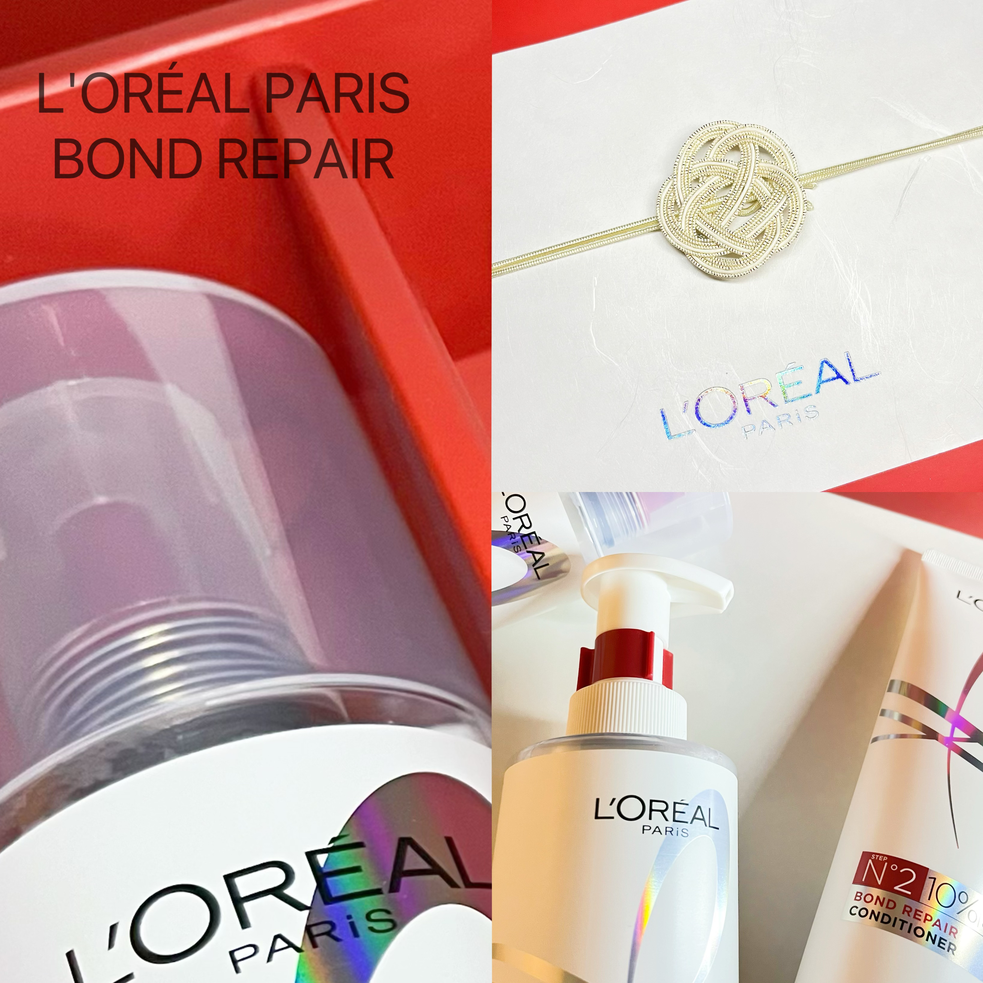 ロレアル パリ ボンド リペア シャンプー／コンディショナー/ロレアル パリ/市販シャンプーを使ったクチコミ（1枚目）