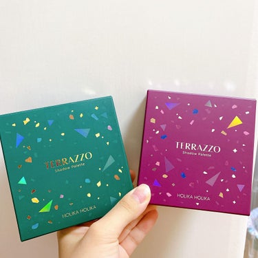 TERRAZZO Shadow palette/HOLIKA HOLIKA/パウダーアイシャドウを使ったクチコミ（3枚目）