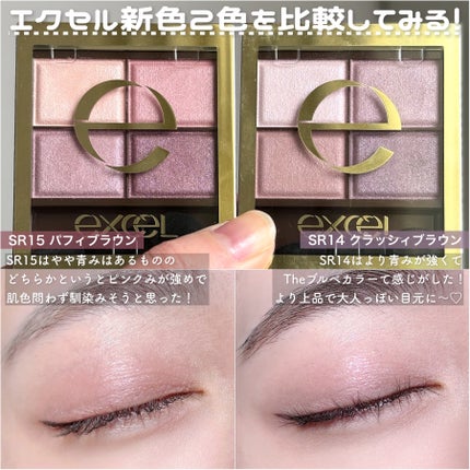 スキニーリッチシャドウ/excel/アイシャドウパレットを使ったクチコミ(5枚目)