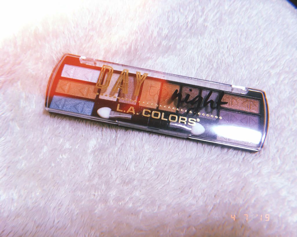 DAY TO NIGTHT la.colorsアイシャドウ/サンキューマート/アイシャドウパレットを使ったクチコミ(1枚目)