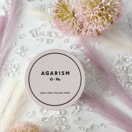 Q+Me スウィート ボム タラソ スクラブ/AGARISM/バスト・ヒップケアを使ったクチコミ(3枚目)