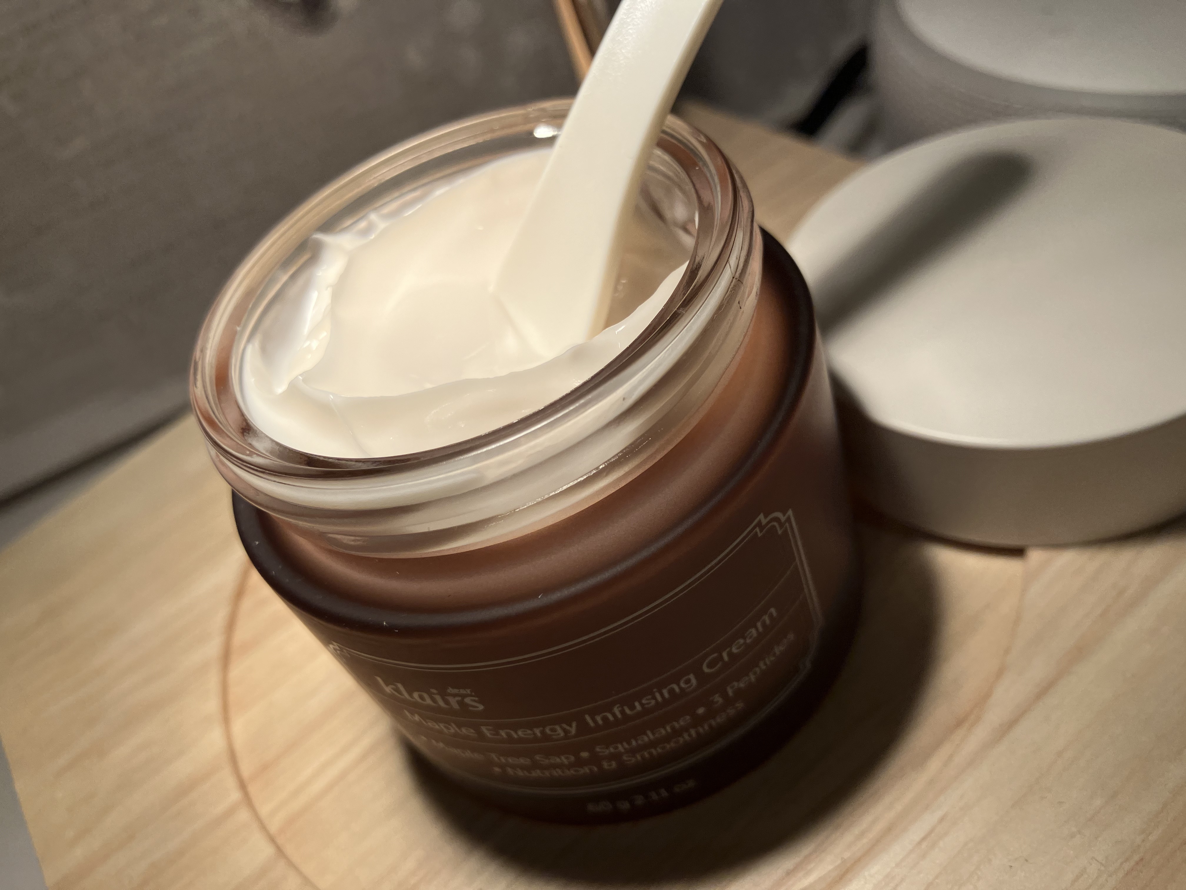 メープルエナジーインフュージングクリーム/Klairs/フェイスクリームを使ったクチコミ（3枚目）