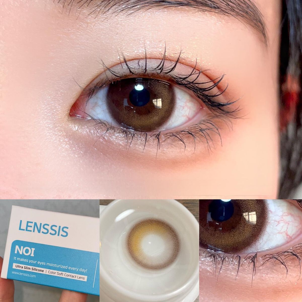 ノイシリーズ/LENSSIS/カラーコンタクトレンズを使ったクチコミ(2枚目)