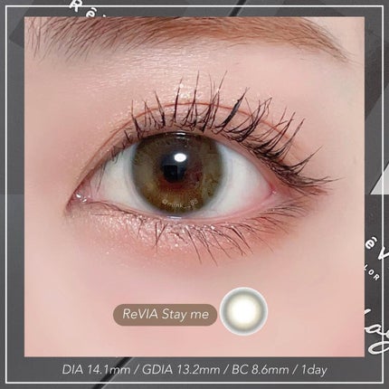 ReVIA 1day/ReVIA/ワンデー(1DAY)カラコンを使ったクチコミ(4枚目)