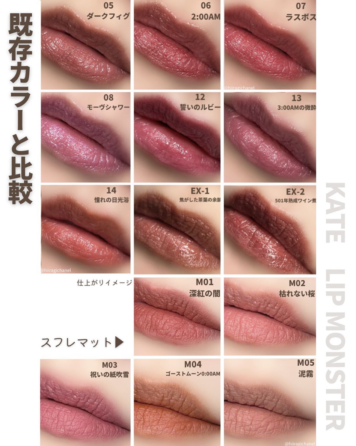 リップモンスター 【新品未使用】 焦がした茶葉の余韻&501年熟成ワイン煮 KATE 公式 on X: 