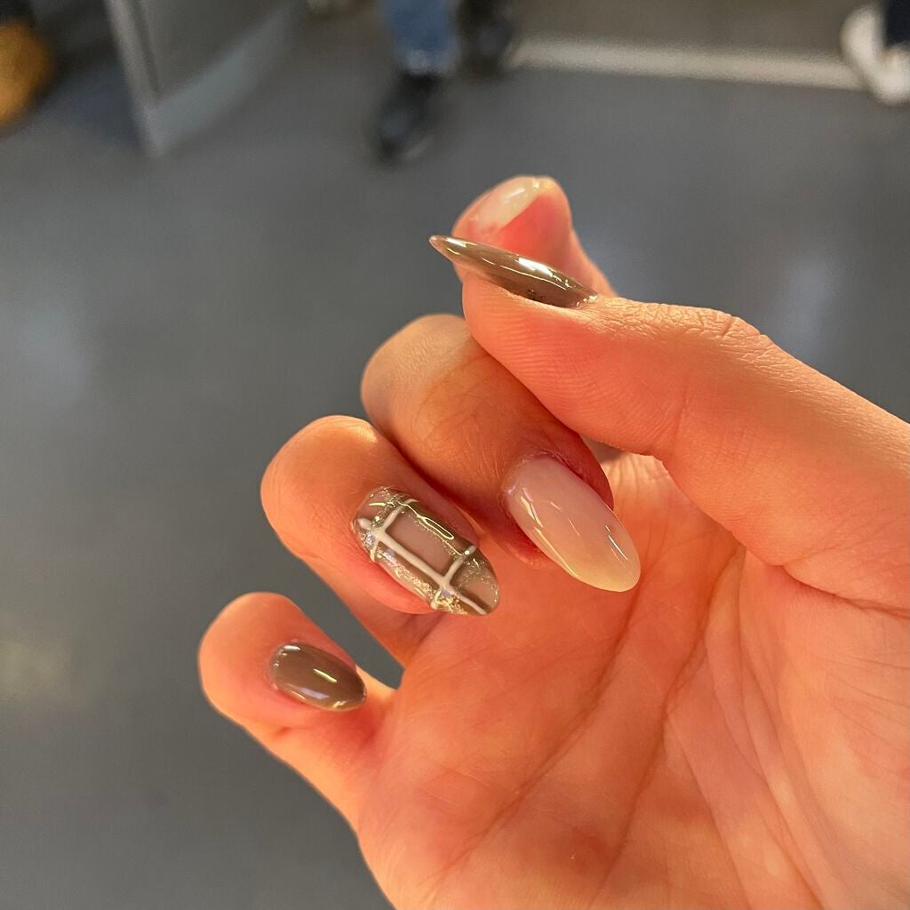 ジェルネイル(ライト対応)/セリア/ジェルネイルを使ったクチコミ(1枚目)