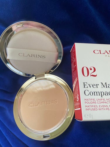 エヴァーマット コンパクトパウダー/CLARINS/プレストパウダーを使ったクチコミ（1枚目）