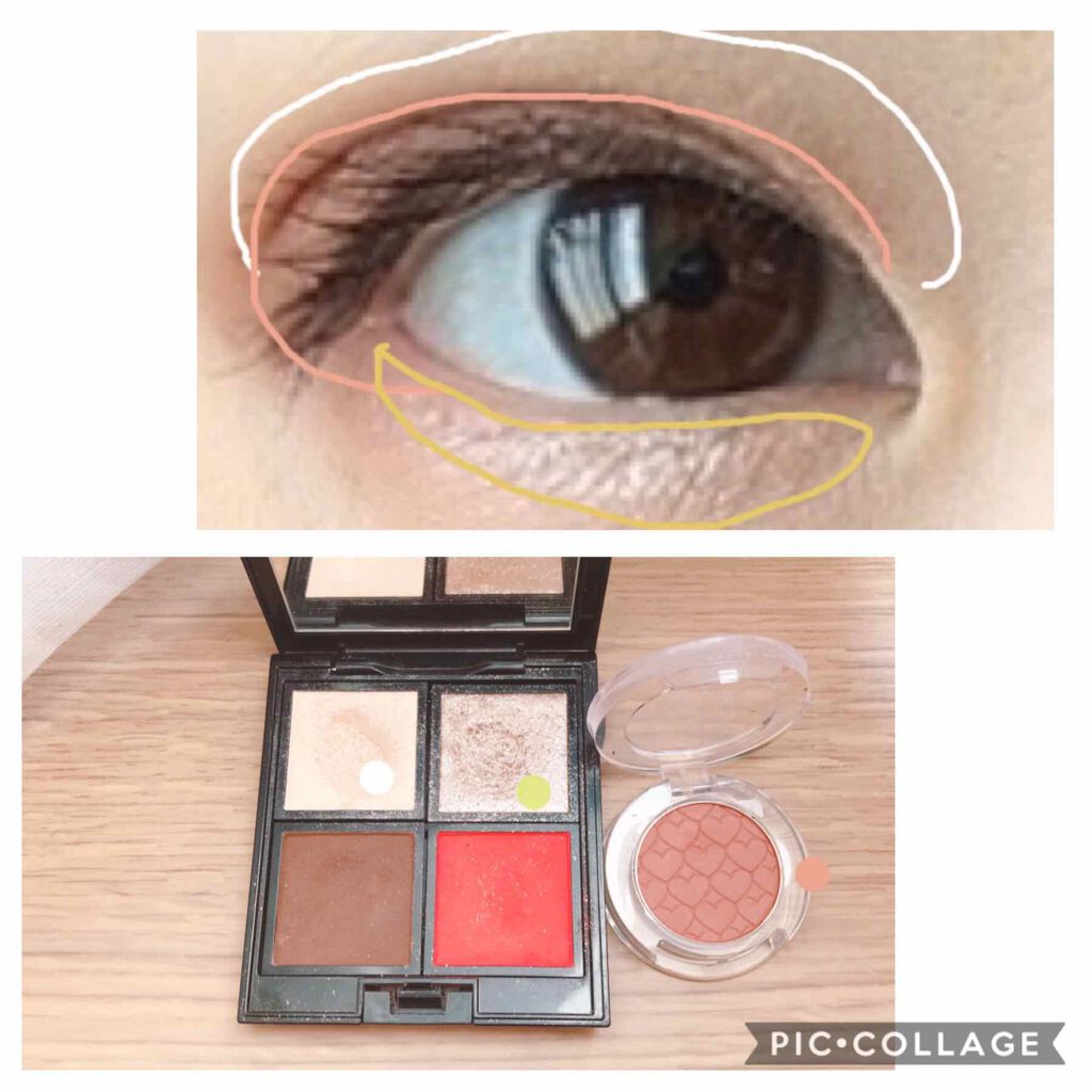 ルックアット マイアイ カフェ/ETUDE/単色アイシャドウを使ったクチコミ（3枚目）