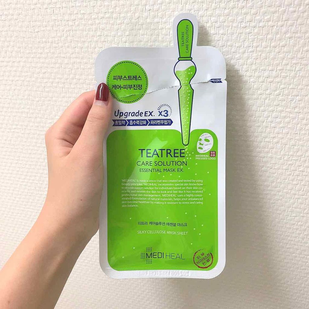 ティーツリーケアソリューション アンプルマスクJEX/MEDIHEAL/シートマスク・パックを使ったクチコミ（1枚目）