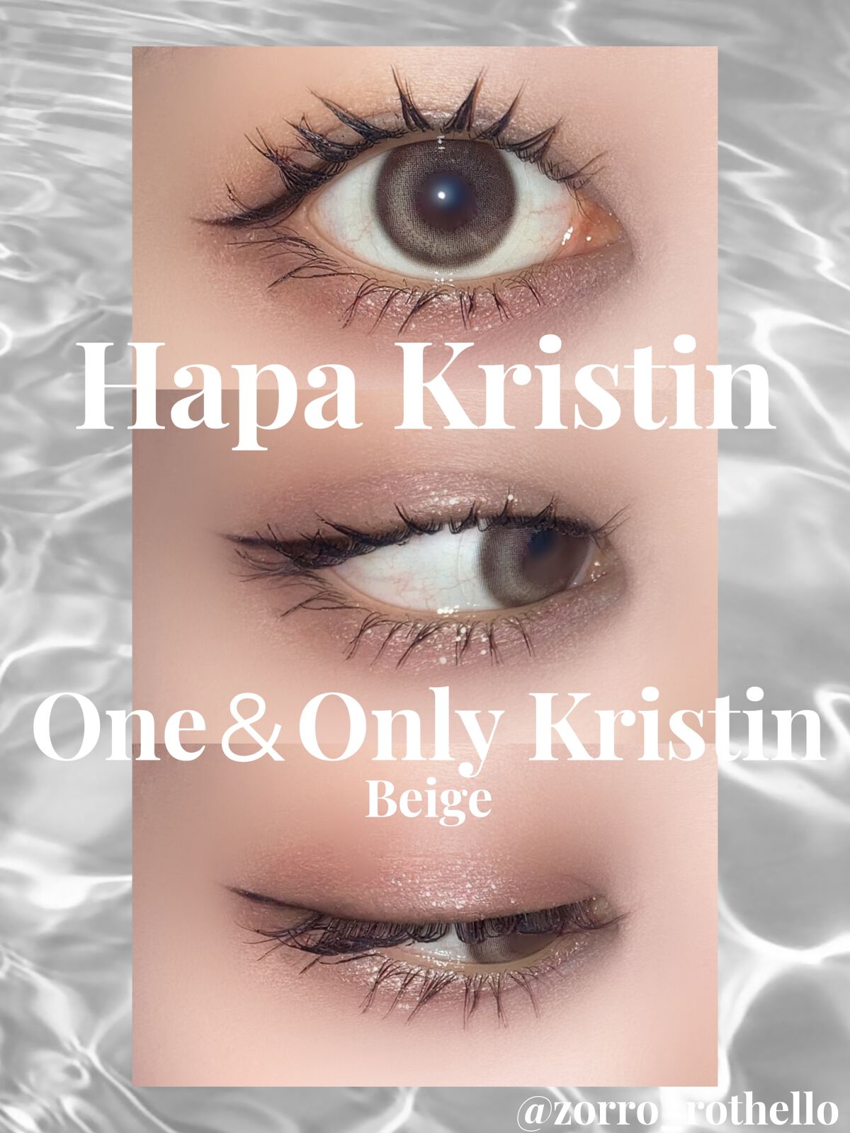 ＼ウォニョンカラコン新カラー🍮／

🐈　🐩　🐈　🐩　🐈　🐩　🐈　🐩　🐈


ハパクリスティン
One＆Only Kristin 

ウォニョンちゃんになれるカラコン新カラー👀
ベージュ！

ブラウ