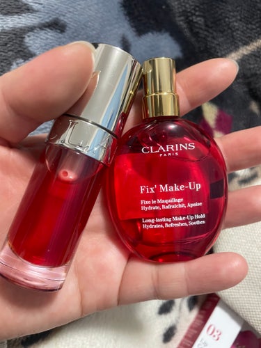 フィックス メイクアップ/CLARINS/ミスト状化粧水を使ったクチコミ（2枚目）