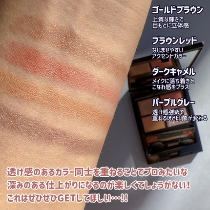 ミネラルクラッシィシャドー/エトヴォス/アイシャドウパレットを使ったクチコミ(4枚目)