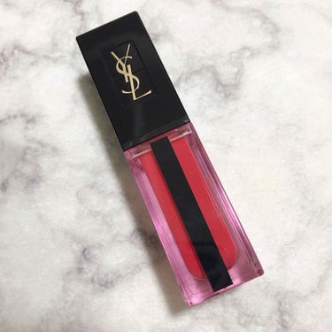 ルージュ ピュールクチュール ヴェルニ ウォーターステイン/YVES SAINT LAURENT BEAUTE/口紅を使ったクチコミ（1枚目）