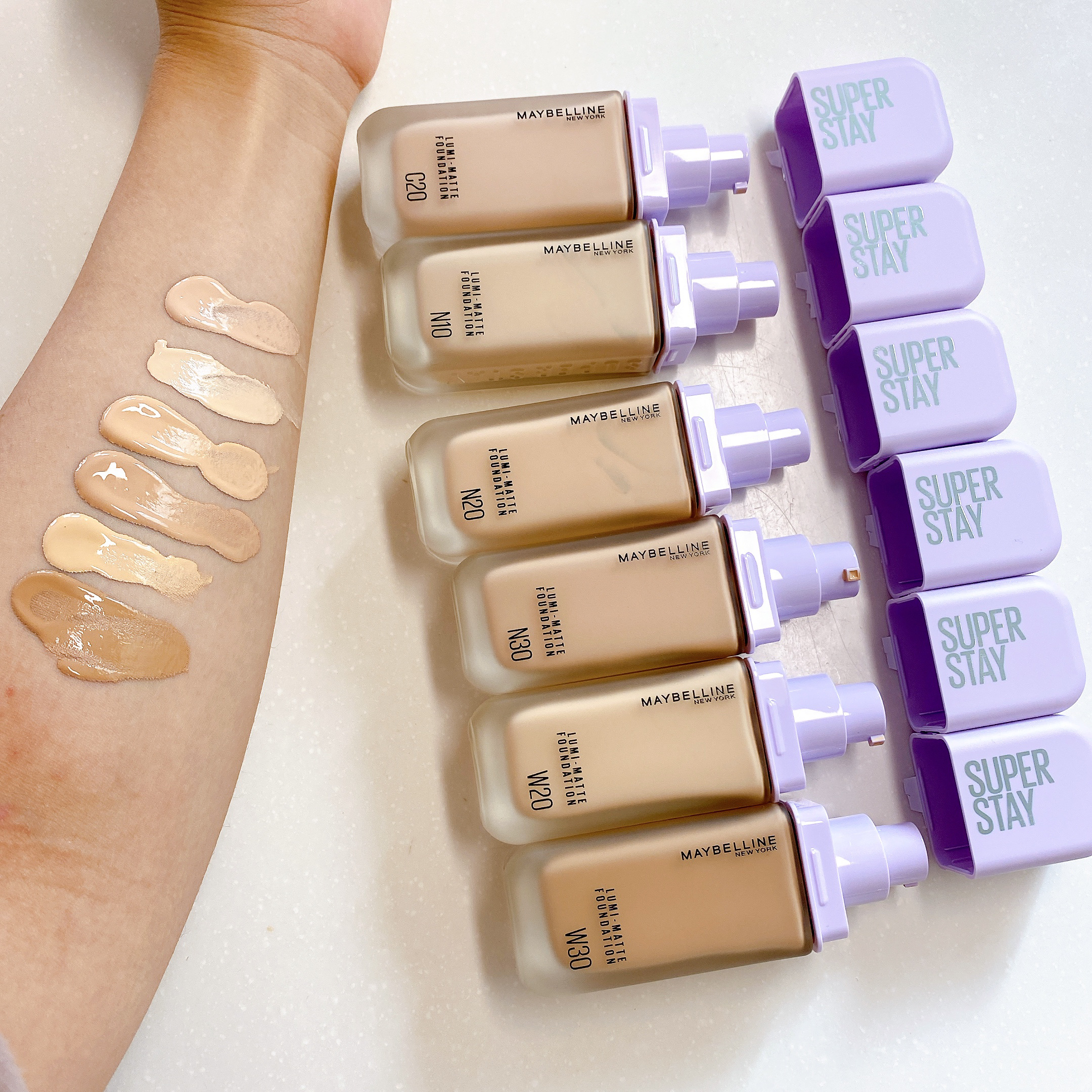 SPステイ ルミマット リキッド ファンデーション/MAYBELLINE NEW YORK/リキッドファンデーションを使ったクチコミ（2枚目）