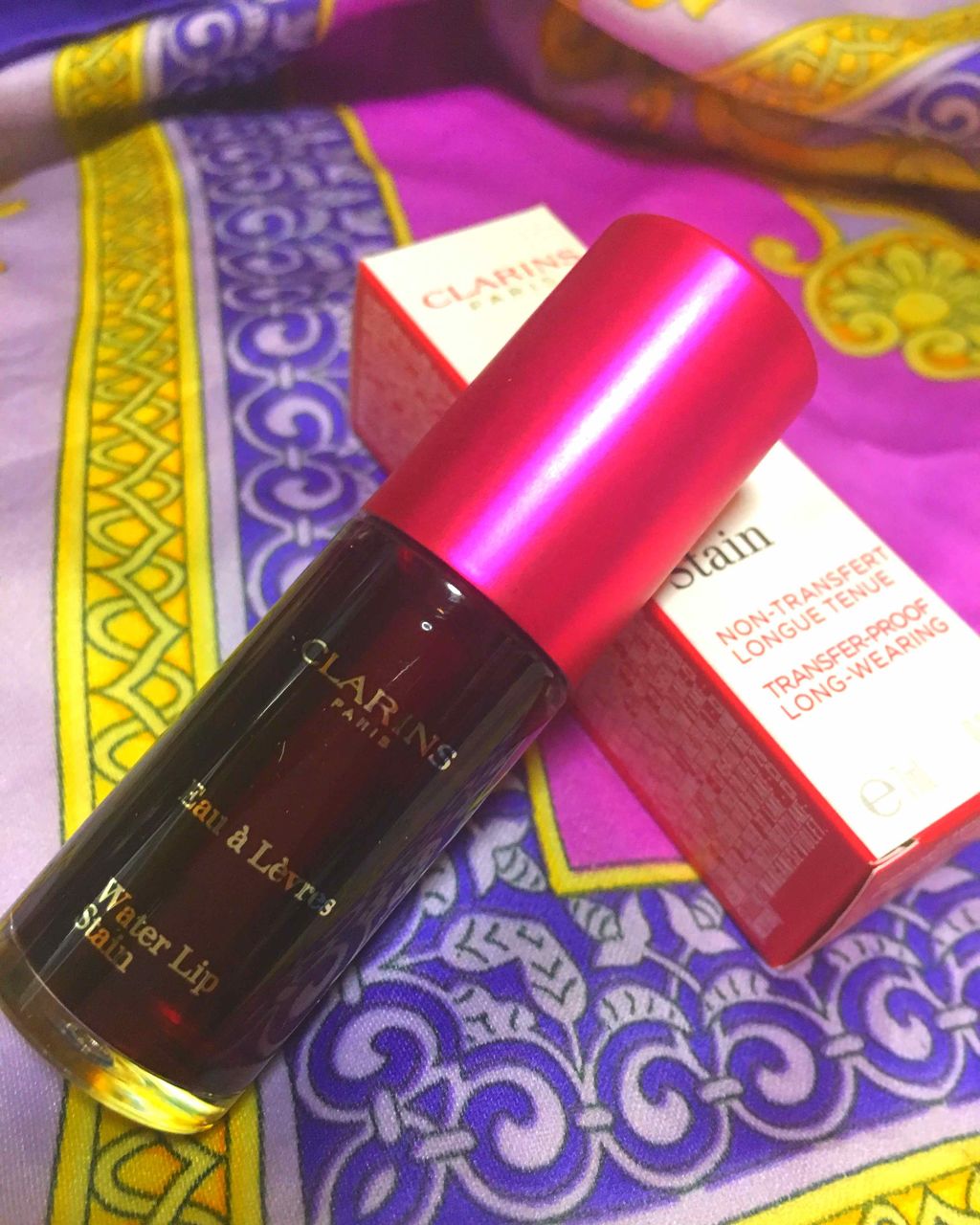 ウォーターリップ ステイン/CLARINS/リップグロスを使ったクチコミ（2枚目）