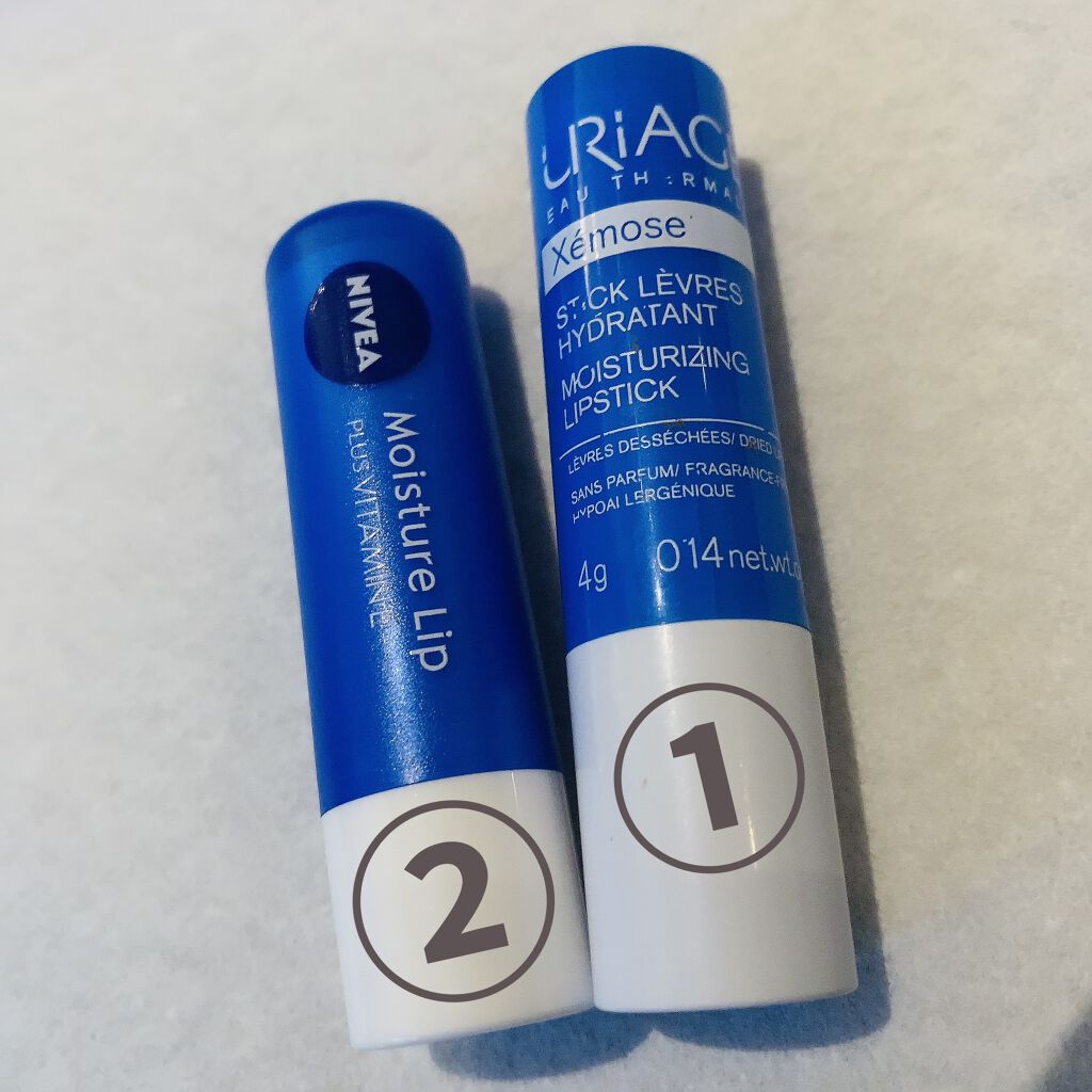モイストリップ(無香料)/ユリアージュ/リップクリームを使ったクチコミ（1枚目）