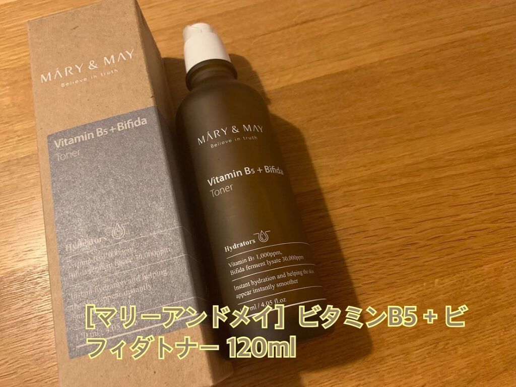 ビタミンB5+ビフィダトナー/MARY&MAY/化粧水を使ったクチコミ(2枚目)
