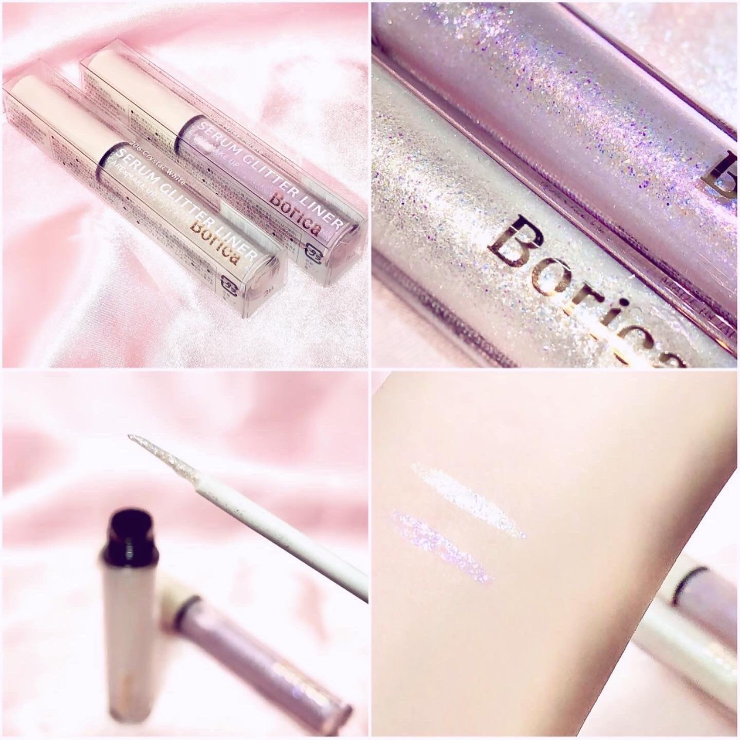 美容液ラメライナー/Borica/リキッドアイライナーを使ったクチコミ（2枚目）