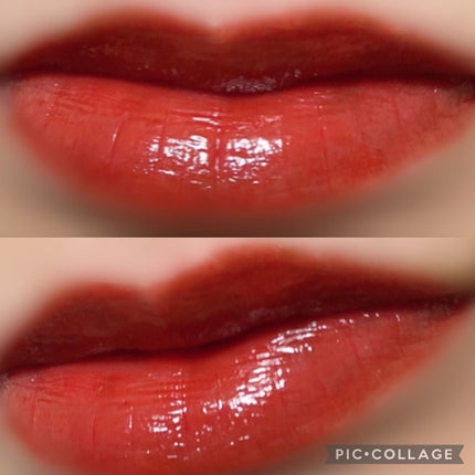 ルージュ ヴォリュプテ シャイン/YVES SAINT LAURENT BEAUTE/口紅を使ったクチコミ(2枚目)