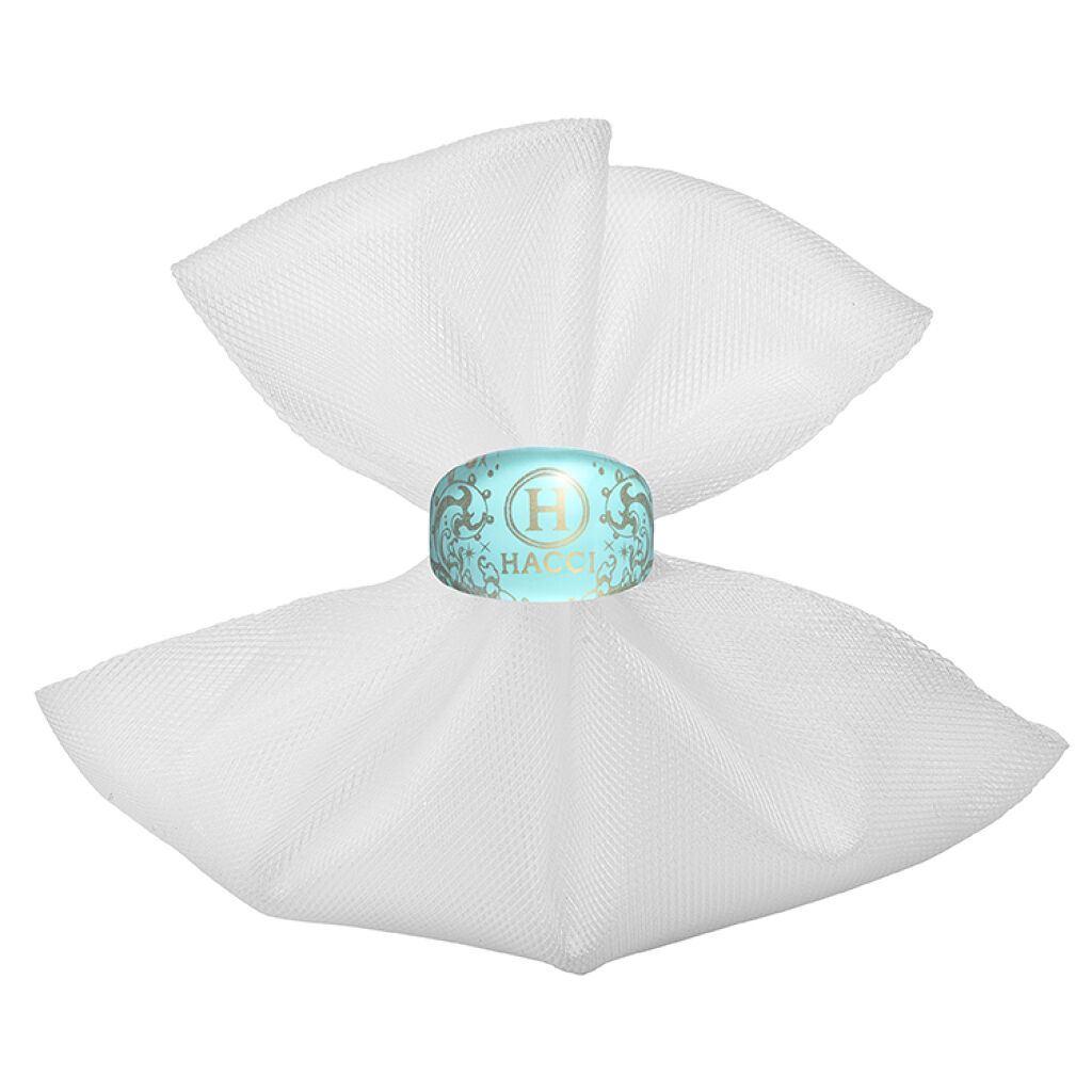 HACCI キャンディーカラーリング泡立てネット スパークリングミント（ロゴ）