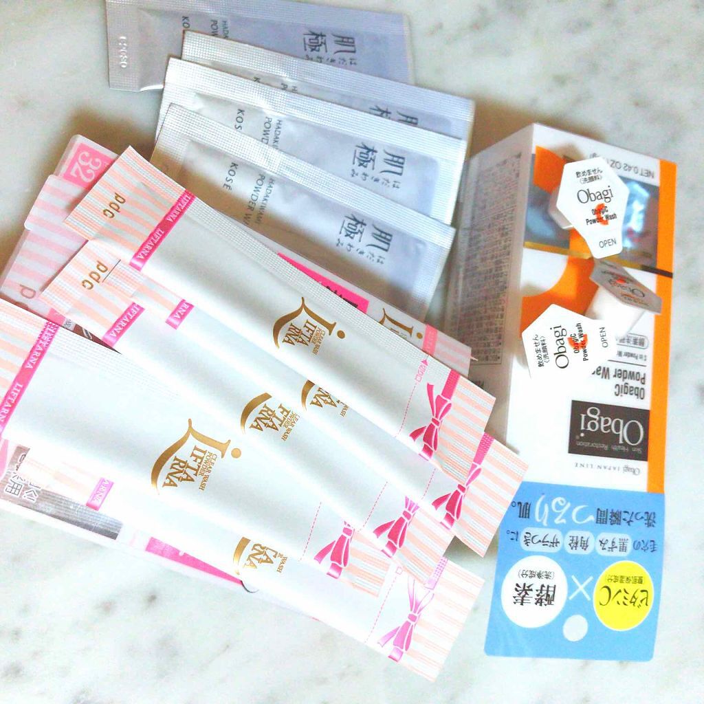 酵素洗顔パウダーキット/肌極/スキンケアキットを使ったクチコミ（1枚目）