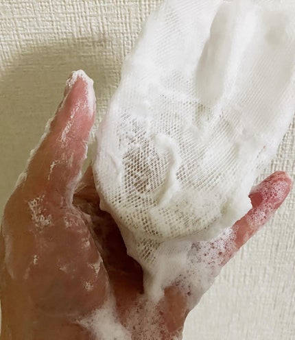 濱縮緬マッサージソープ/ハリメリー/洗顔石鹸を使ったクチコミ(5枚目)