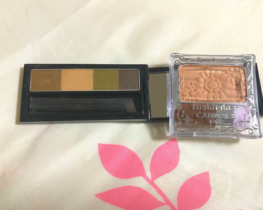 ハイライター/キャンメイク/パウダーハイライトを使ったクチコミ（1枚目）