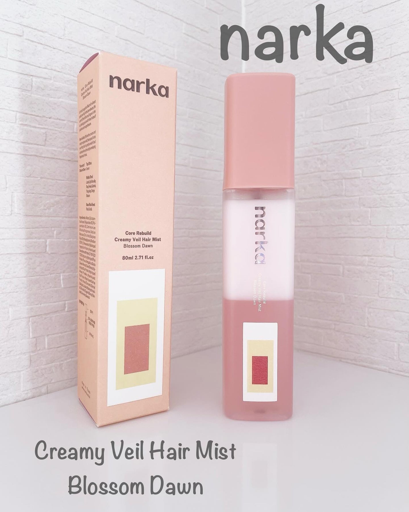 クリーミーベールヘアミスト ブロッサムダン/narka/ヘアミストを使ったクチコミ(1枚目)