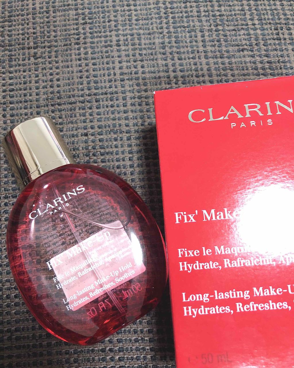 フィックス メイクアップ/CLARINS/ミスト状化粧水を使ったクチコミ(1枚目)