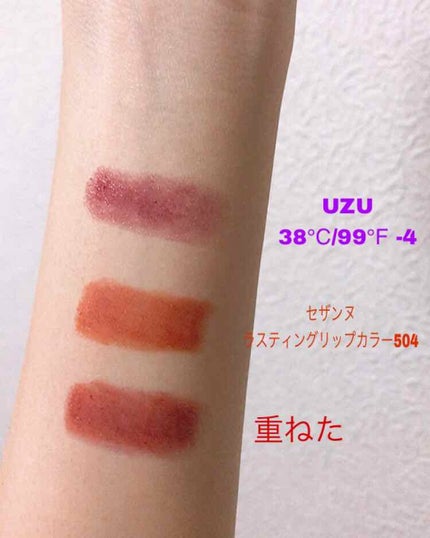 ラスティング リップカラーN/CEZANNE/口紅を使ったクチコミ(2枚目)