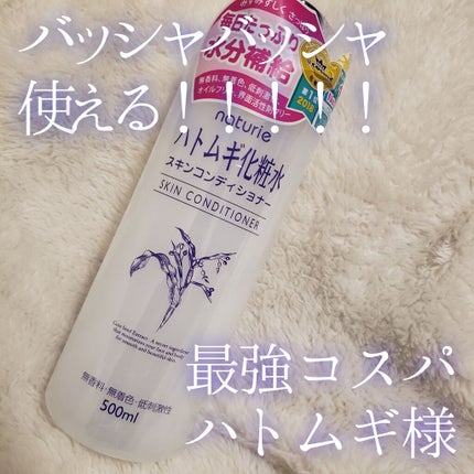 ハトムギ化粧水(ナチュリエ スキンコンディショナー R )/ナチュリエ/化粧水を使ったクチコミ(1枚目)