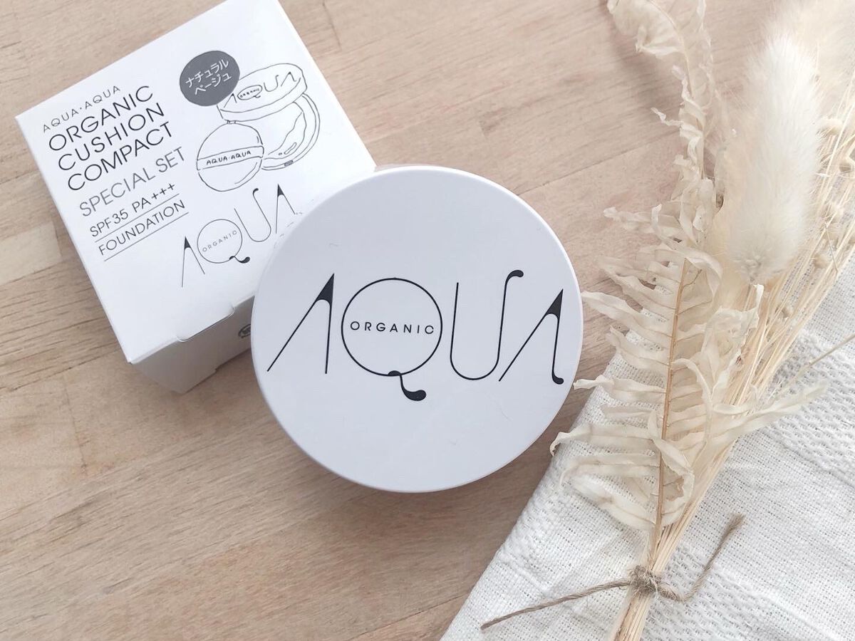 オーガニッククッションコンパクト/アクア・アクア/クッションファンデーションを使ったクチコミ(7枚目)