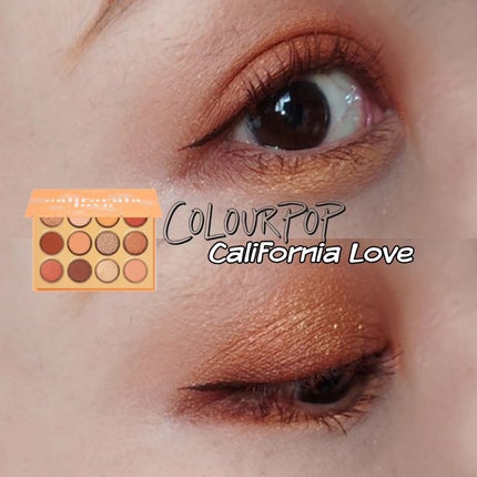 ColourPop California Loveのクチコミ「#昨日のメイク
@colourpopcosmetics
#colourpopca.....」(1枚目)