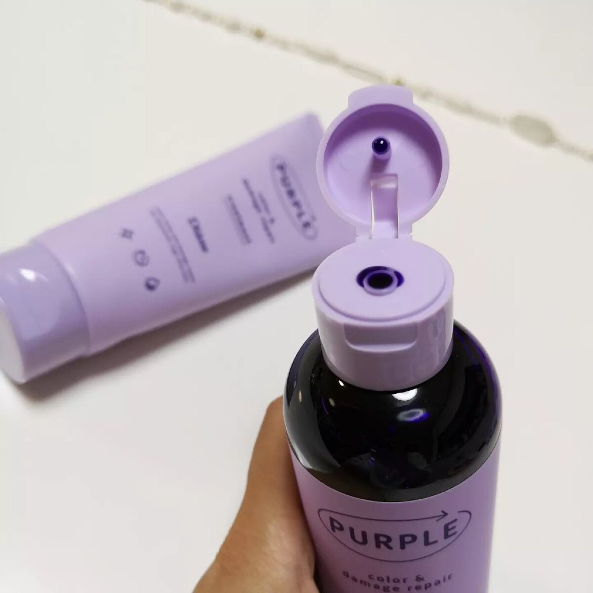 カラーシャンプー&トリートメント/ダイアン/市販シャンプーを使ったクチコミ(2枚目)