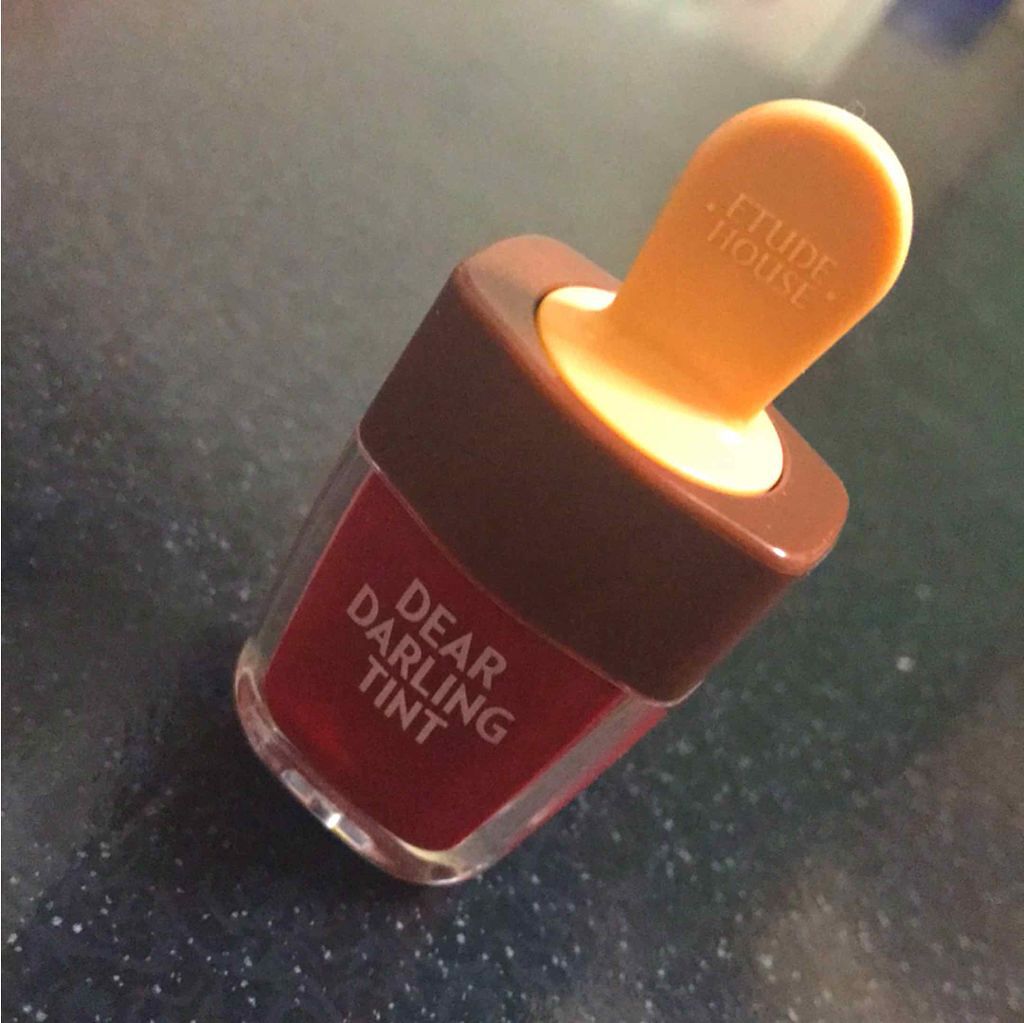 ディアダーリン ウォータージェルティント （アイスティント）/ETUDE/口紅を使ったクチコミ（2枚目）